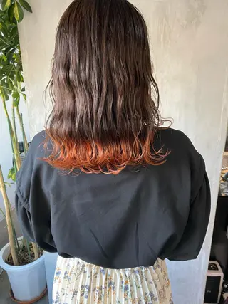 ミディアム カラー ヘアアレンジ stylist/蛯谷 珠里のヘアスタイル