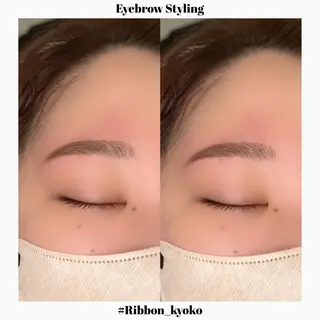 アイブロウ Ribbon京都駅前店所属・KYOKO 🖤の眉毛・アイブロウイメージ