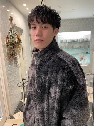 メンズ カット/パーマ/ カラー林本　南壱人のヘアスタイル