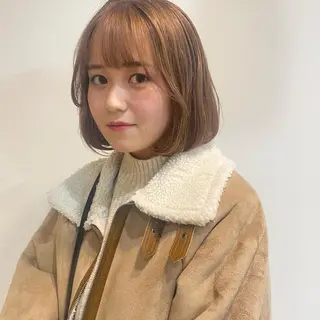 ミディアム en⁺　trust所属・レノ/en trust/金沢市のヘアスタイル