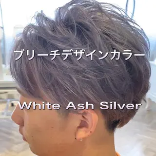 ショート カラー メンズ 個室サロンLOUIMADNA栄店所属・髪質改善美容師 個室サロン白金厚哉のヘアスタイル