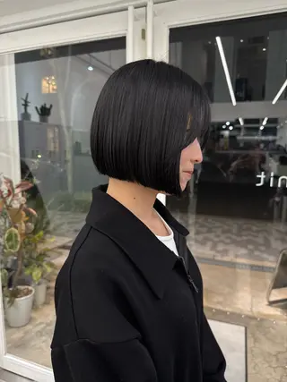 ショート AHNKISM所属・トレンド🌷 ボブ　パーマ🩰のヘアスタイル