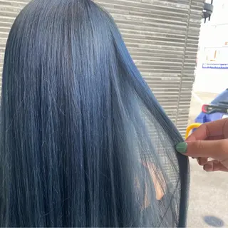 ロング カラー 透明感カラー 天羅のヘアスタイル