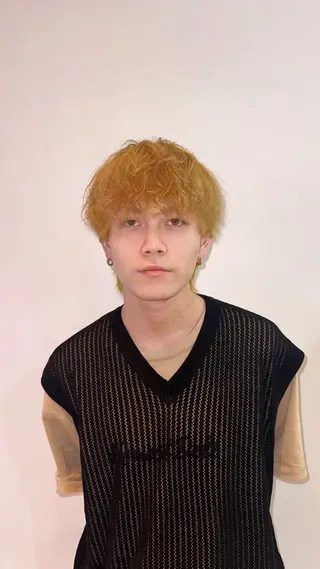 ショート メンズ OPShair所属・sion ✰デザインカラーのヘアスタイル