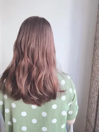 セミロング カラー 🐺ウルフ/レイヤー 似合わせ‎🤍沙羅のヘアスタイル