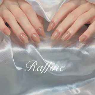 ネイル RAFFINE 月🦋🩵のネイルデザイン