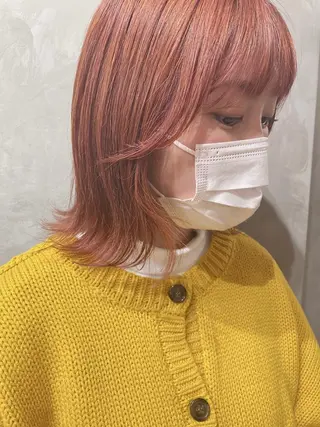 ショート カラー 梅田美容室 山崎海波のヘアスタイル