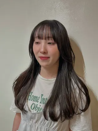 ロング ボブ/レイヤー 大阪梅田/きょうかのヘアスタイル