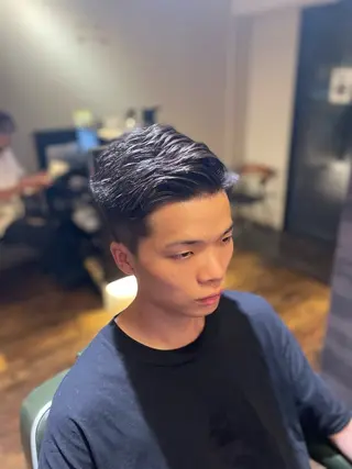 ショート メンズ LoRE hair coordinate 京都駅前店所属・島田 龍生のヘアスタイル