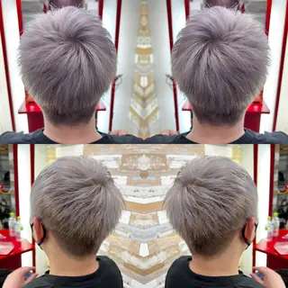 ショート カラー メンズ "PEPPU "所属・🌈推し色派手髪 ハイトーンShinのヘアスタイル