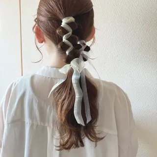 ヘアアレンジ 保谷 菜々美のヘアスタイル