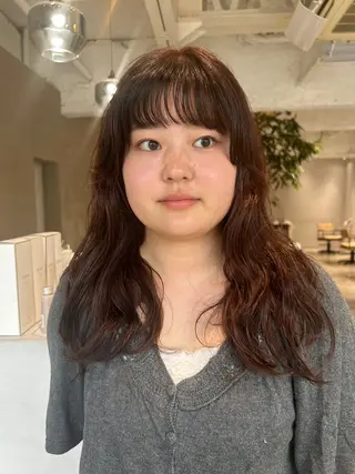 ミディアム カラー Túna hair salon所属・関根 あきほのヘアスタイル