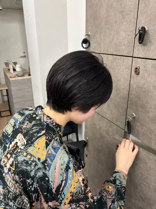 ショート カラー ヘアアレンジ レイヤー/メンズ🥑 マエダアズミ🥑のヘアスタイル