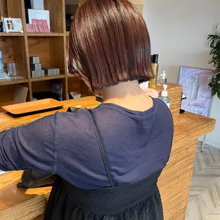 ショート ボブ/透明感カラー /坂口恵梨子のヘアスタイル