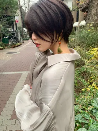 ショート calna by  elmo所属・ショート特化美容師 大阪京橋　大本　渉のヘアスタイル