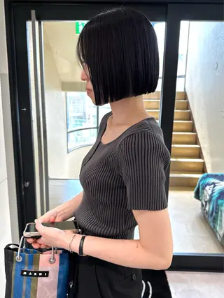 ショート カラー Ocean Hair&Life  【オーシャンヘアーアンドライフ】所属・水田 成美のヘアスタイル