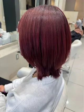 カラー 艶髪/ブリーチなし Wカラー🌺yuiのヘアスタイル