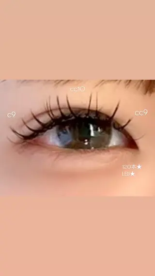 マツエク・マツパ seran EYELAのマツエク・マツパデザイン