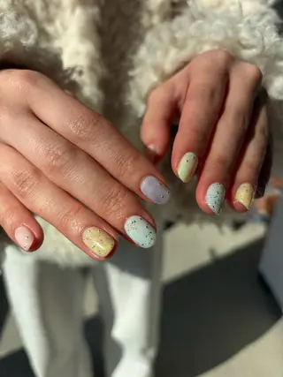 ネイル elen南越谷 Rina𖥔⋱のネイルデザイン