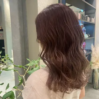 ロング カラー 高松 沙耶のヘアスタイル