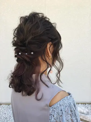 ヘアアレンジ ラブーケ中川中島店 クラタチカコのヘアスタイル