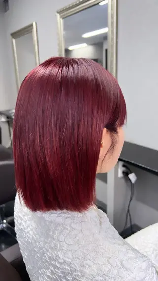 ミディアム ハイトーンカラー 坂本 翼のヘアスタイル