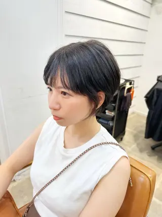 ショート newline銀座所属・👑銀座ショート/ 絶壁補正/金子涼👑のヘアスタイル