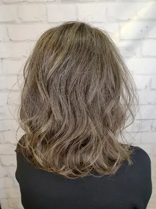 ミディアム カラー RIENS♡xrea 山本優舞のヘアスタイル