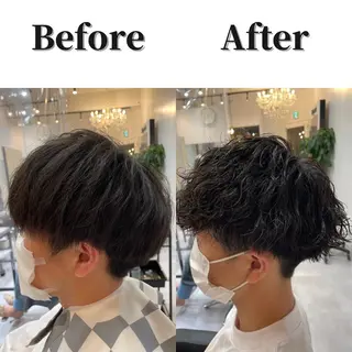 ショート 髪質改善× ハイライト溝江のヘアスタイル