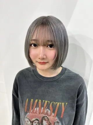 ミディアム カラー さあや 【透け感/艶感】のヘアスタイル