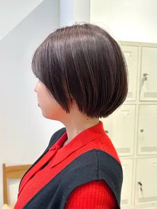 ショート sea by luvismけやき通り2号店所属・ボブ/ショート/ 縮毛矯正/岸本恭明のヘアスタイル