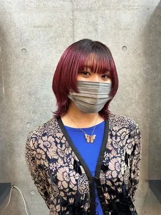 カラー すずき さくやのヘアスタイル
