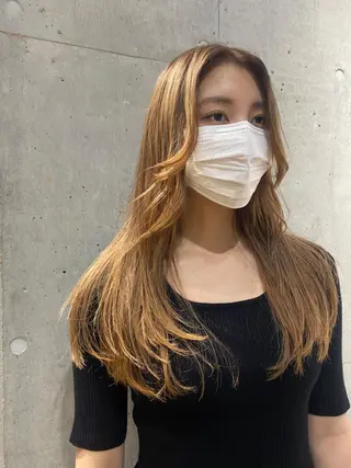 ロング カラー カットカラー特化 ⭐️代表⭐️のヘアスタイル