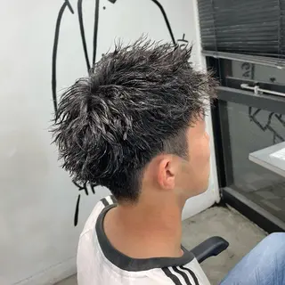 ショート パーマ メンズ特化美容師/ 藤戸 椋のヘアスタイル