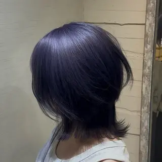 ミディアム ハイトーン/レイヤー カット/TAKEのヘアスタイル