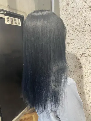 ロング カラー lani hair salon所属・SHOTO ハイトー ン/デザインカラーのヘアスタイル