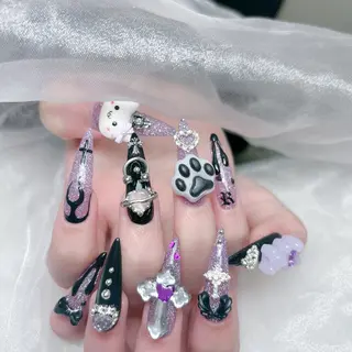 ネイル MoMoA Nail ネイル長さ出し専門店のネイルデザイン