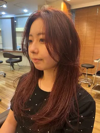 ロング カラー すばる/縮毛矯正 /似合わせカラーのヘアスタイル