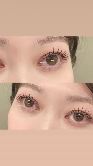 マツエク・マツパ 𝑹 eyelashのマツエク・マツパデザイン