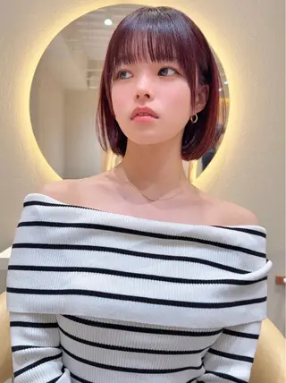 ショート カラー レイヤー❣️縮毛矯正 川村利幸のヘアスタイル