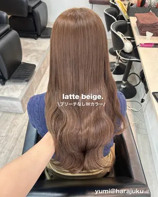 ロング カラー パーマ ヘアアレンジ メンズ ワット 原宿のヘアスタイル