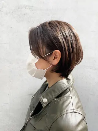 ショート カラー 髪質改善カラー☆ ヘアアレンジmiyuのヘアスタイル