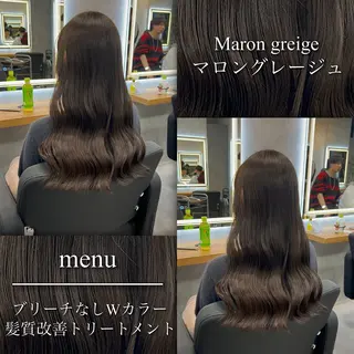 ロング カラー ヘアアレンジ ブリーチなしの達人 🌈KAITOのヘアスタイル