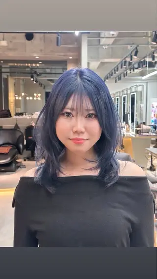 カラー 🎀Rimi୨୧ ✨艶✨color🎀のヘアスタイル