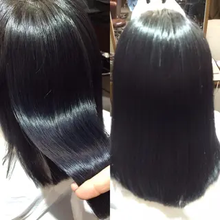 ミディアム セミロング ロング カラー CHAINON 近鉄奈良店のヘアスタイル