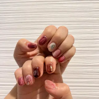 ネイル 黒葛原 めぐみのネイルデザイン