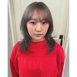 ミディアム カラー RorriM natsuのヘアスタイル