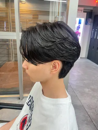 メンズ メンズ特化✨️ 韓国風パーマ🔥一八のヘアスタイル