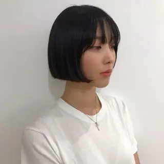 ショート MINAMO 韓国レイヤーのヘアスタイル