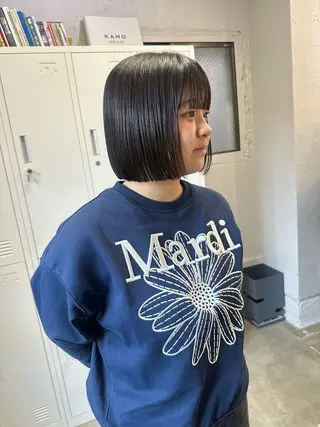 ショート ハッシュカット🎀 レイヤーカットのヘアスタイル